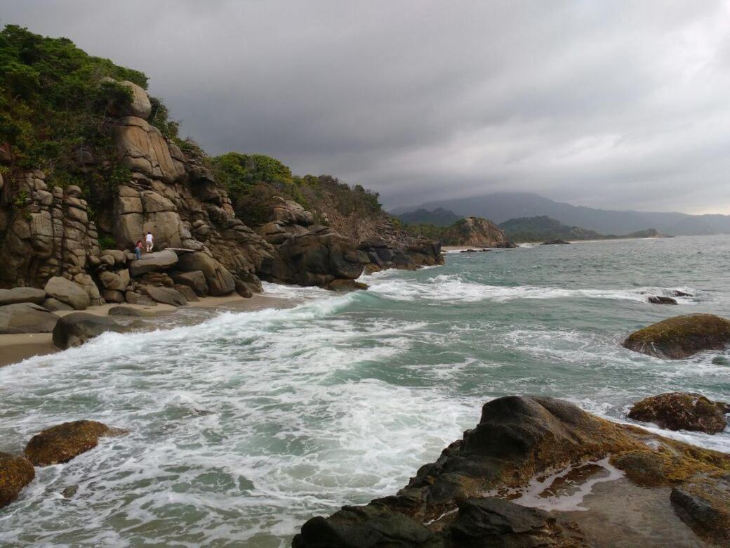 Camping Castilletes Parque Tayrona Acomodação com café da manhã El Zaino Exterior foto