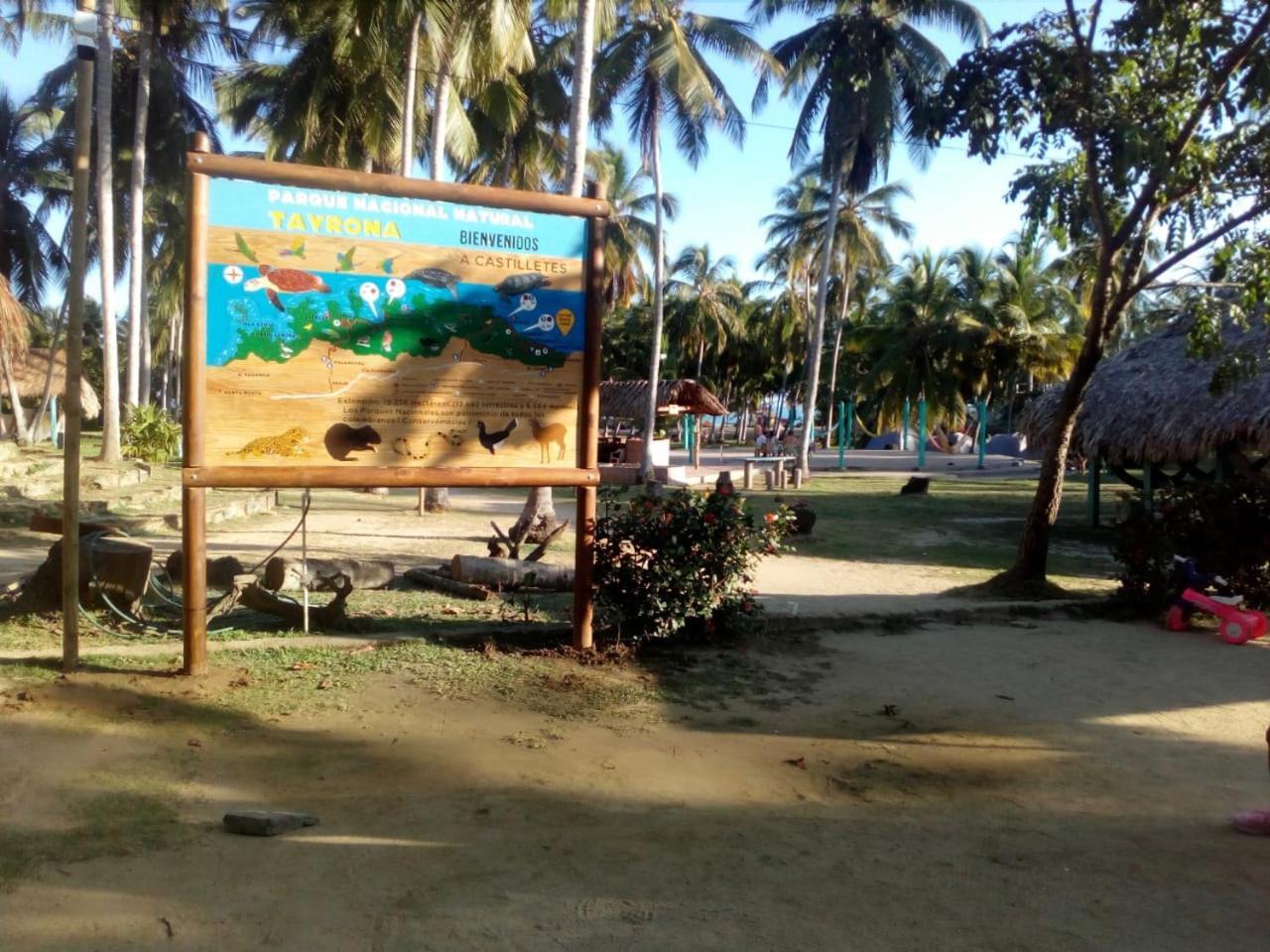Camping Castilletes Parque Tayrona Acomodação com café da manhã El Zaino Exterior foto